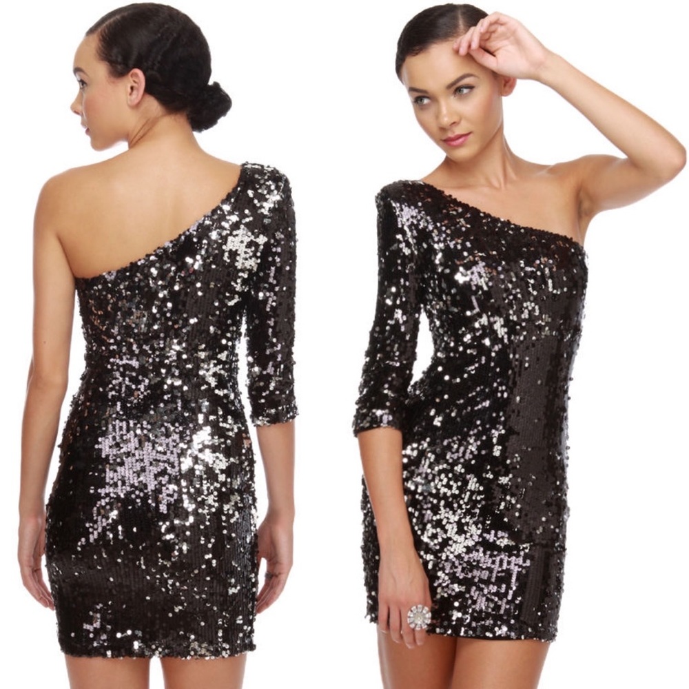 Blaque Label Meteor Explosion Sequin Dress